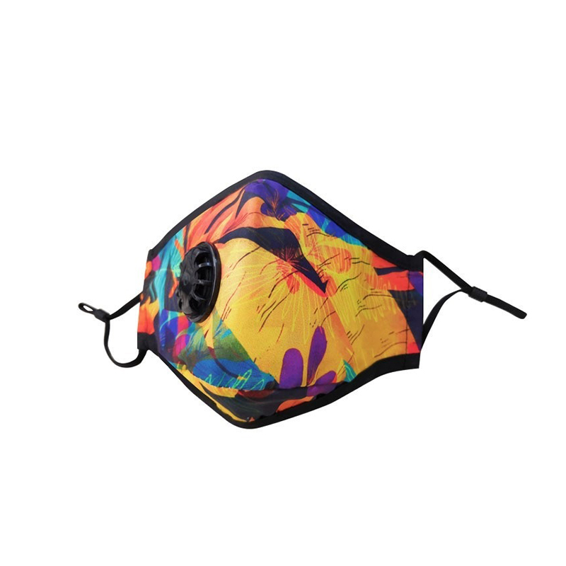 Säädettävä hengittävä uudelleenkäytettävä taidemaalaus puuvillanaamio suodattimella 