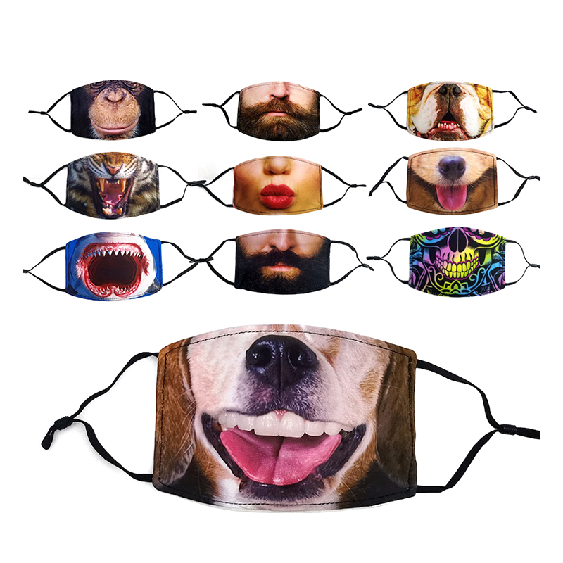 Tukkumyynti Tyylikäs pestävä uudelleenkäytettävä aikuisten puuvillanaamio 