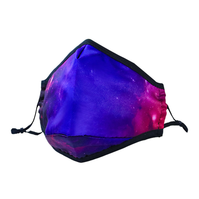 Mukautettu aikuisten puuvillanaamio täysikokoisella painatuksella 