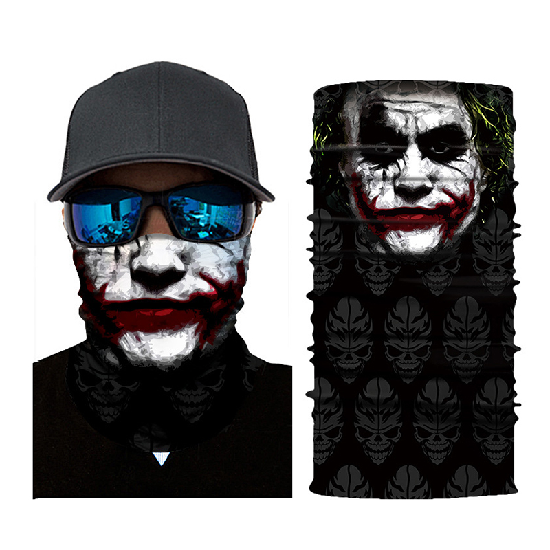 Muoti monitoiminen elastinen puuvillainen päähineet pyöräilynaamari 