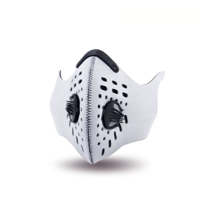 Talvi kylmänpitävä tuulenpitävä pyöräilynaamari suodattimilla ja venttiilillä