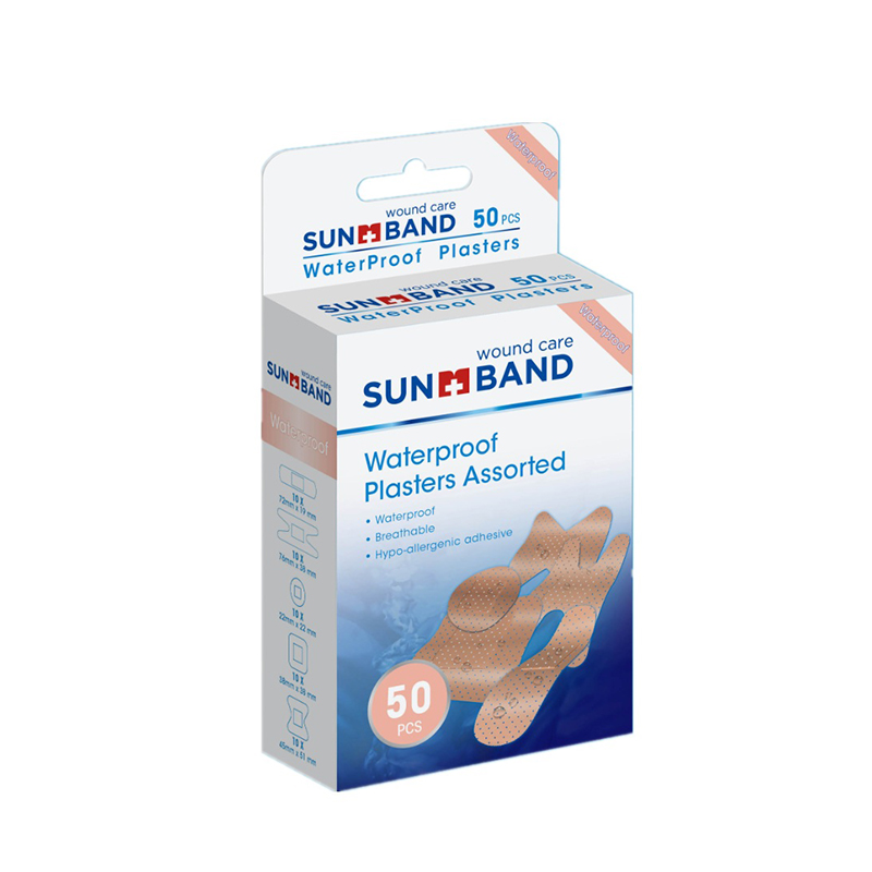 Valikoima hengittävä vedenpitävä laastari haavanhoitoon 
