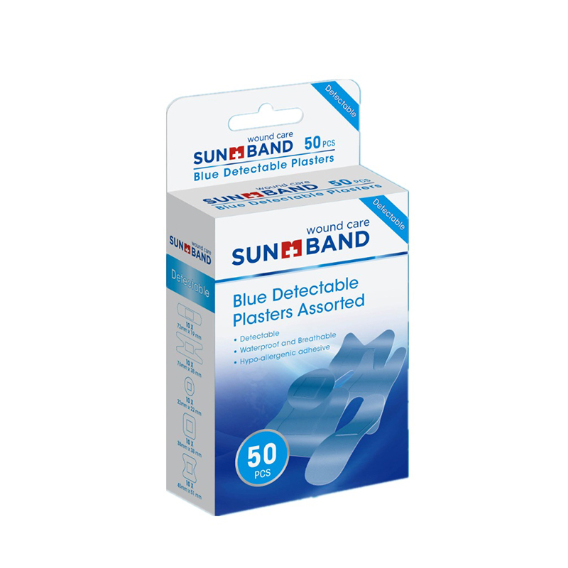 Uutuussininen vedenpitävä tunnistettava liimakipsi 