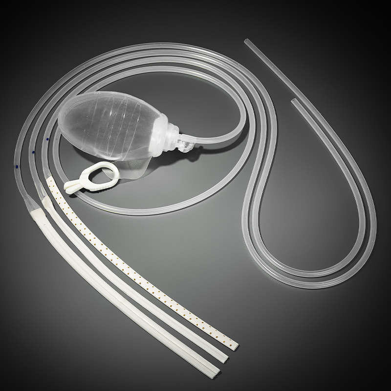 Silikoninen haavanpoistojärjestelmä