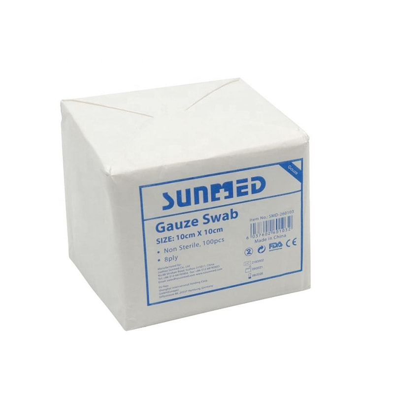 Kertakäyttöinen imukykyinen lääketieteellinen steriili puuvillaharsopuikko